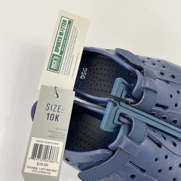 DSG Toddler/Preschool Youth Shoes Size 10K Blue, Boy - Girls Slip On - Picture 4 of 6